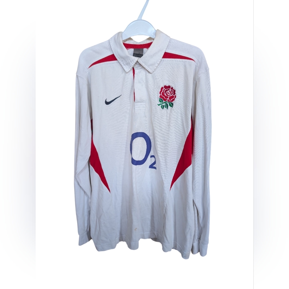 Nike England 2003/2004 Rugby Union Home Shirt Jersey